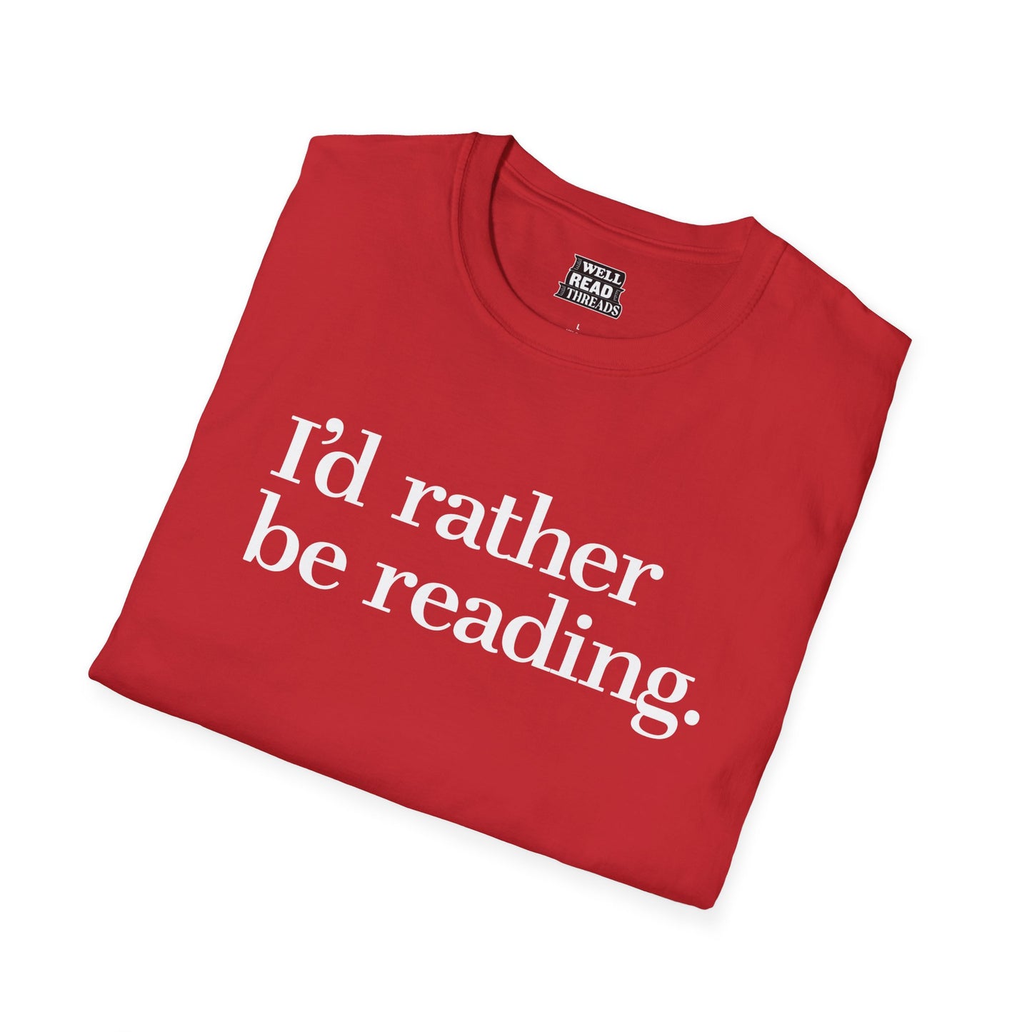 I'd rather be reading.