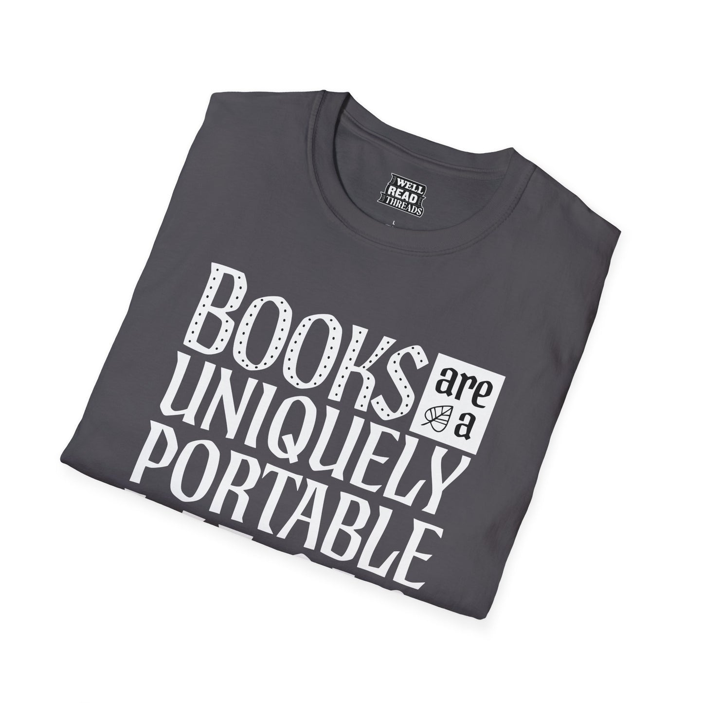 Books are a Uniquely Portable Magic, quote from Stephen King