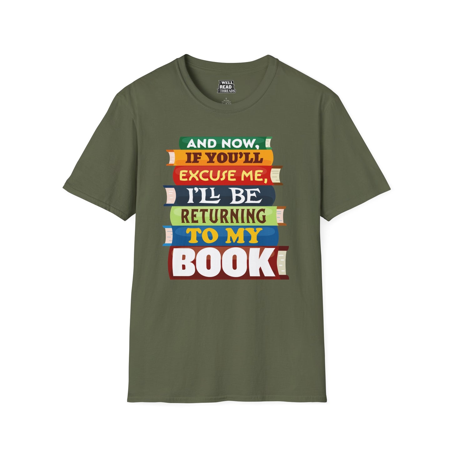 And Now, If You'll Excuse Me, I'll Be Returning To My Book