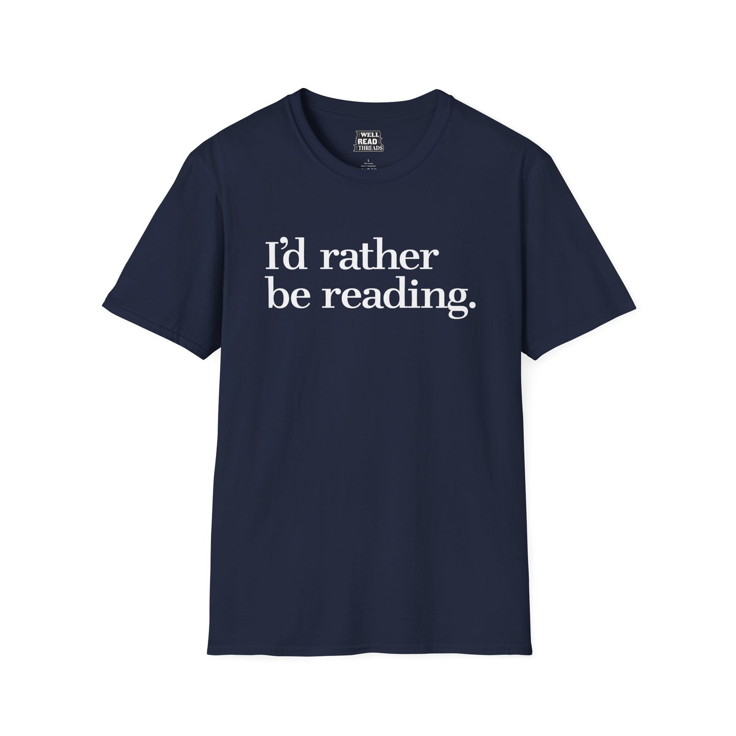 I'd rather be reading.