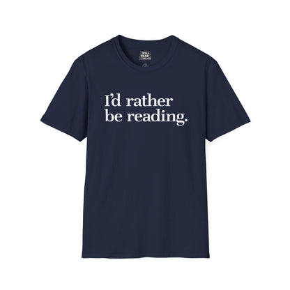 I'd rather be reading.