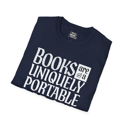 Books are a Uniquely Portable Magic, quote from Stephen King