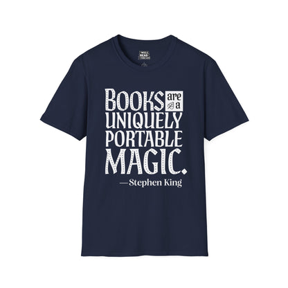Books are a Uniquely Portable Magic, quote from Stephen King
