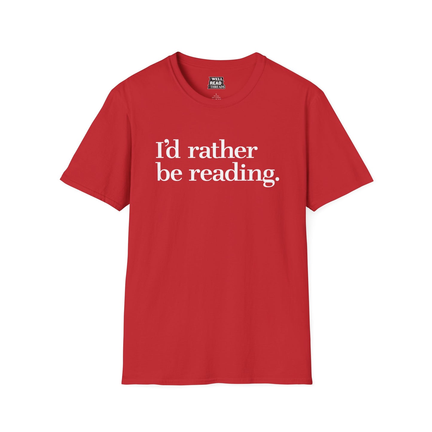 I'd rather be reading.