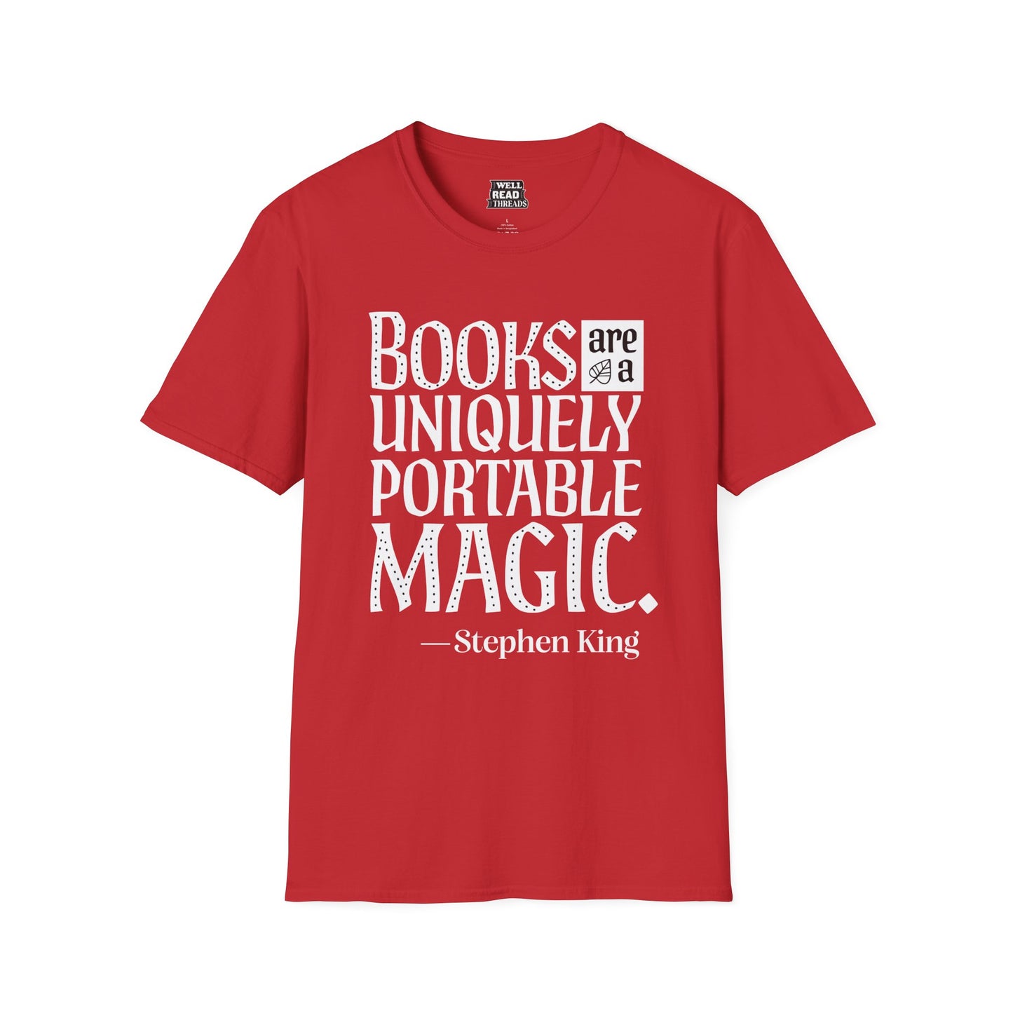 Books are a Uniquely Portable Magic, quote from Stephen King