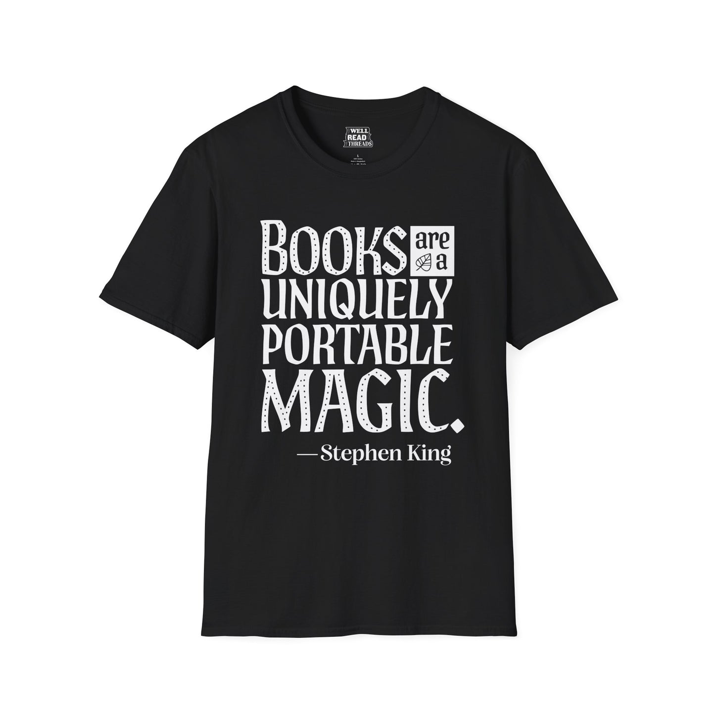 Books are a Uniquely Portable Magic, quote from Stephen King