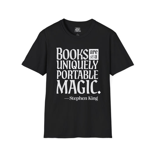 Books are a Uniquely Portable Magic, quote from Stephen King