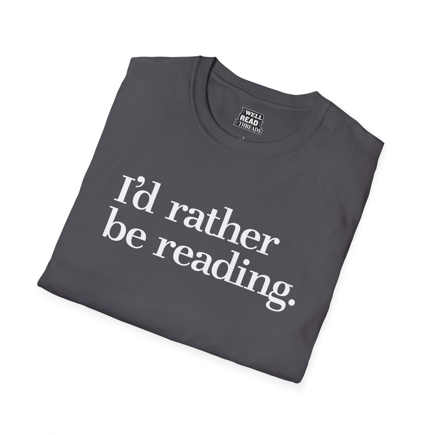 I'd rather be reading.