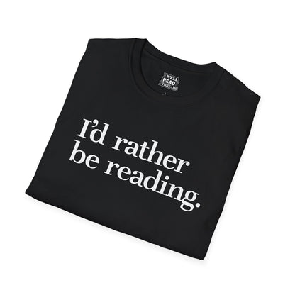I'd rather be reading.