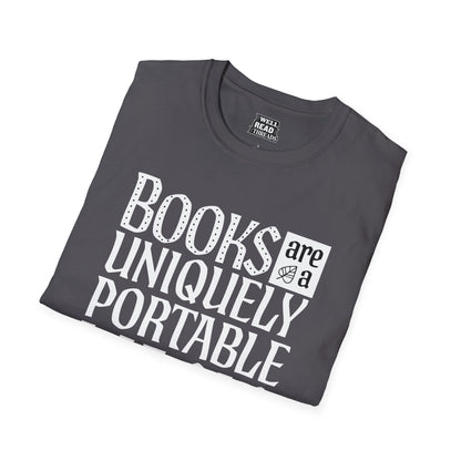 Books are a Uniquely Portable Magic, quote from Stephen King