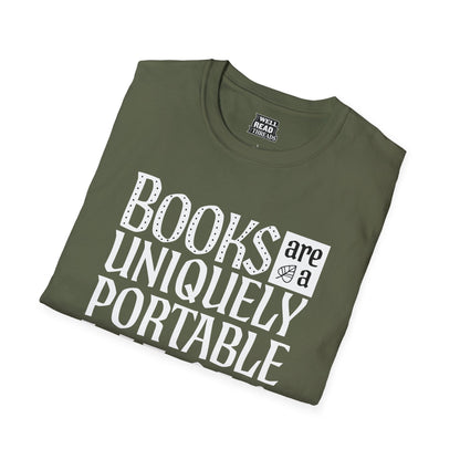 Books are a Uniquely Portable Magic, quote from Stephen King