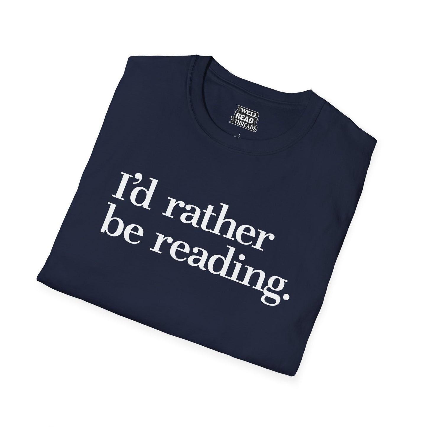 I'd rather be reading.