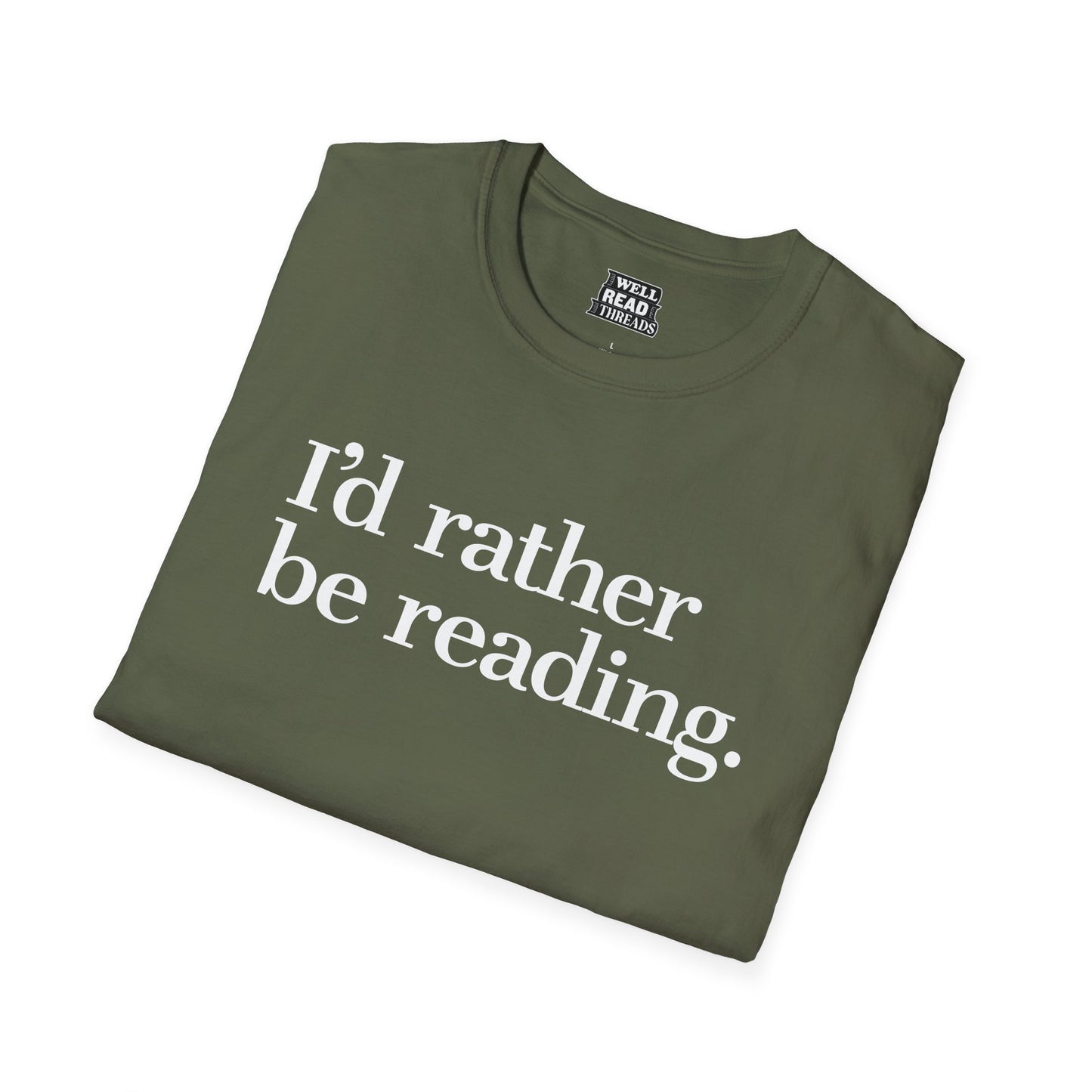 I'd rather be reading.