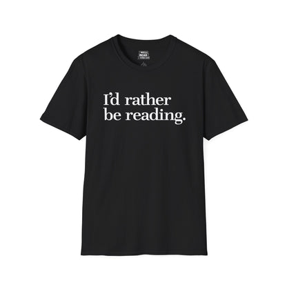 I'd rather be reading.