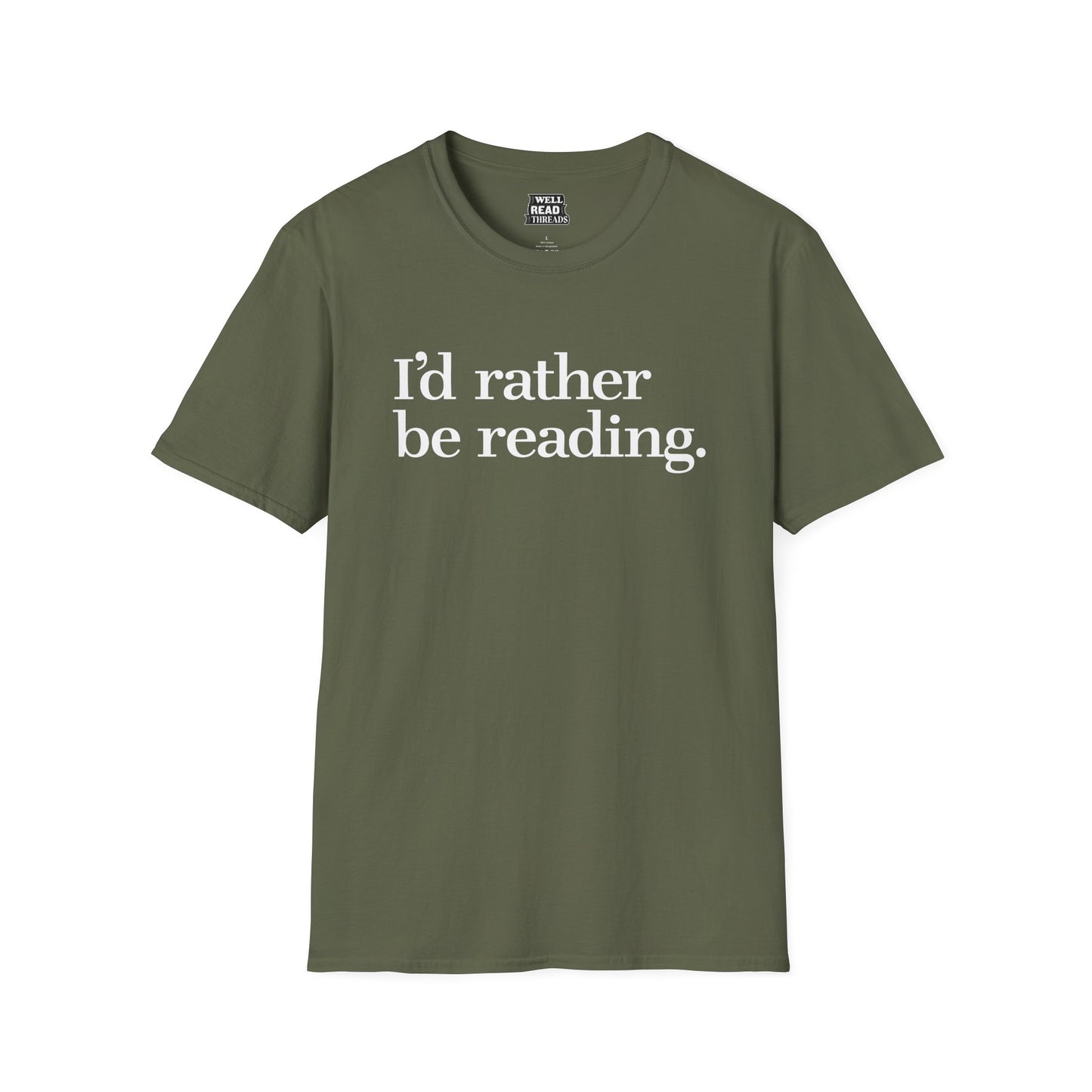 I'd rather be reading.