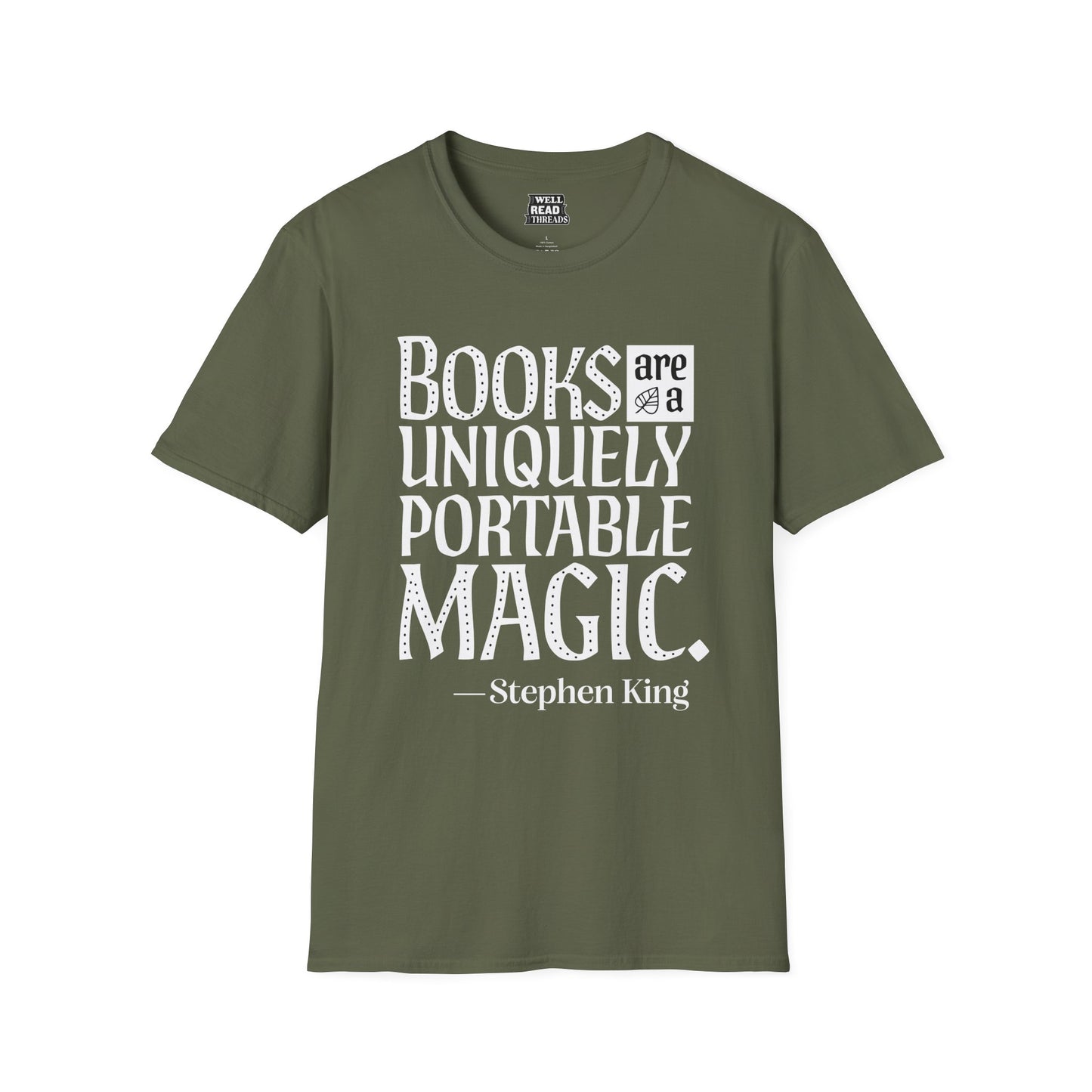 Books are a Uniquely Portable Magic, quote from Stephen King