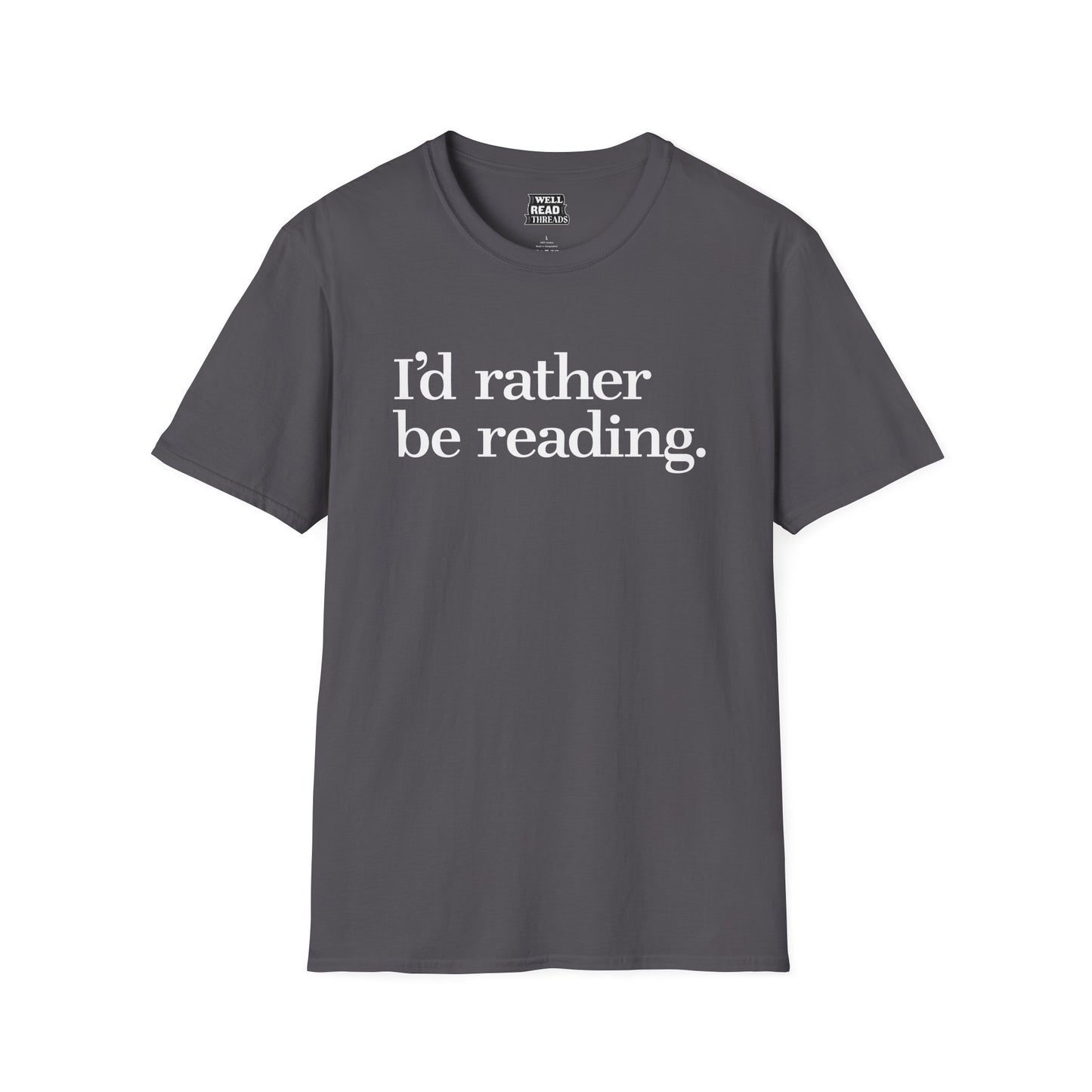 I'd rather be reading.