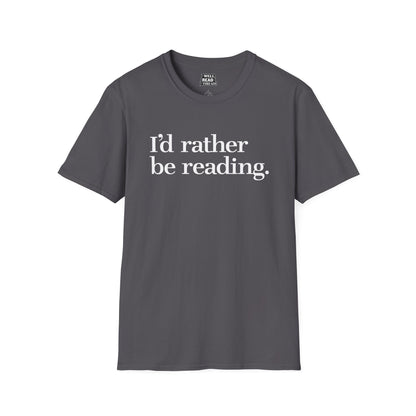 I'd rather be reading.